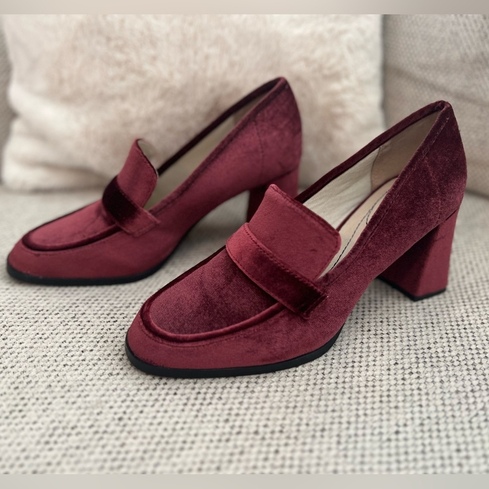 New Life Stride Farrah Slip-On Penny Loafers, Size 8W!